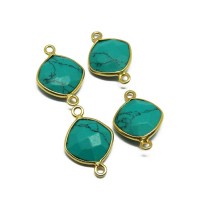 Wholesale Jewelry !! Turquoise 925 Silver Jewelry Connectors Silver Jewelry
