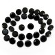 Round Shape !! Black Onyx Gemstone Black Color Gemstone