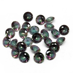Superb Gemstone !! Cut Stone Mystic Topaz Rainbow Color Gemstone