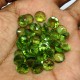 Natural Gemstone !! Cut Stone Peridot Green Color Gemstone Round Shape