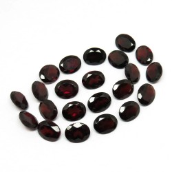 Great Quality !! Garnet Red Color Gemstone Cut Stone