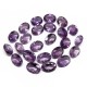Cut Stone !! Purple Color Gemstone Amethyst Oval Shape Gemstone