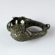 Fantastic Elephant Design !! Emerald, Ruby, Diamond 925 Sterling Silver Ring