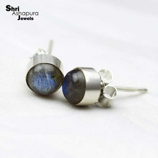 Most Amazing !! Labradorite 925 Sterling Silver Earring