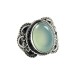 Aqua Chalcedony Ring 925 Sterling Silver Boho Ring Wholesale Silver Ring Jewelry Gift For Her