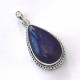 Blue Lapis Lazuli Pendant 925 Sterling Silver Handmade Silver Pendant Pear Shape Jewellery Gift For Her