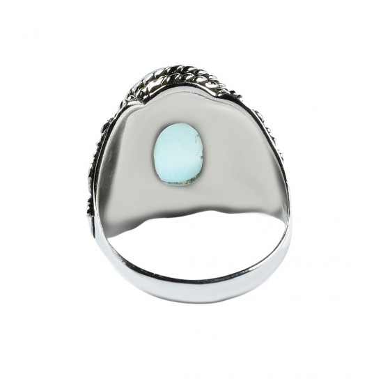 Chalcedony Ring Solid 925 Sterling Silver Ring Handmade Wholesale Silver Ring Jewelry Gift For Her