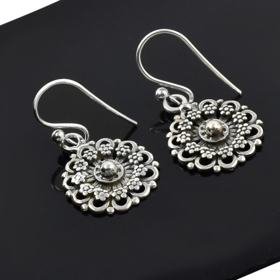 Drop Dangle Ear Wire Earring Solid 925 Sterling Plain Silver Earring Manufacture Silver Earring Women Jewelry