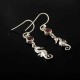 Garnet Gemstone Earrings 925 Sterling Silver Drop Dangle Earrings Handmade Wholesale Silver Jewelry Exporters