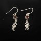 Garnet Gemstone Earrings 925 Sterling Silver Drop Dangle Earrings Handmade Wholesale Silver Jewelry Exporters
