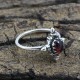 Garnet Ring Solid 925 Sterling Silver Handmade Silver Ring Jewelry Boho Ring Birthstone Ring Jewelry