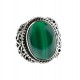 Green Malachite Ring Solid 925 Sterling Silver Boho Ring Manufacture Silver Ring Jewellery