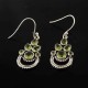 Green Peridot Gemstone Earrings 925 Sterling Silver Handmade Boho Earrings Women Jewellery