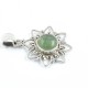 Green Prehnite Gemstone Pendants 925 Sterling Silver Handmade Bohemian Silver Jewelry 925 Stamped Jewelry
