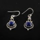 Lapis Lazuli 925 Sterling Silver Oxidized Earring Manufacture Silver Jewelry