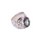 Magical Mystic Topaz Ring 925 Sterling Silver Handmade Boho Ring Wholesale Silver Jewelry