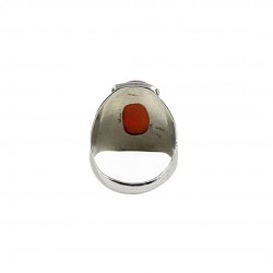 Majestic Authentic Red Onyx Gemstone Ring 925 Sterling Silver Wholesale Silver Jewelry Oxidized Silver Jewelry Gift For Her