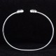 Natural Black Onyx Cuff Bangle Solid 925 Sterling Silver Handmade Wholesale Silver Bangle Jewellery