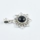 Natural Black Onyx Gemstone Pendants Solid 925 Sterling Silver Pendants Oxidized 925 Stamped Pendants Jewellery