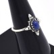Natural Blue Lapis Lazuli Ring 925 Sterling Silver Handmade Silver Ring Boho Ring Jewelry