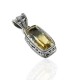 Natural Citrine Gemstone Pendant Solid 925 Sterling Silver Handmade Pendant Jewelry Anniversary Gift For Her