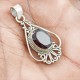 Natural Garnet Gemstone Pendants Handmade 925 Sterling Silver Oxidized Silver Pendants Jewellery Gift For Her