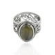 Natural Labradorite Gemstone Ring 925 Sterling Silver Wholesale Silver Ring Jewellery