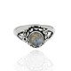 Natural Labradorite Gemstone Ring Solid 925 Sterling Silver Solitaire Ring Women Handcrafted Ring Jewelry