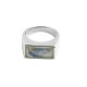 Natural Rainbow Moonstone Ring Solid 925 Sterling Silver Handmade Silver Ring Wholesale Jewelry
