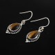 Natural Tiger Eye Earring 925 Sterling Silver Boho Earrings Jewelry Gift For Her