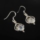 Natural White Rainbow Moonstone Earrings 925 Sterling Silver Drop Dangle Earring Jewelry