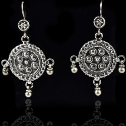 Oxidized Silver Earring 925 Sterling Plain Silver Earring Women Handcrafted Earring Jewelry 925 Stamped On Earring Jewelry