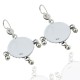 Oxidized Silver Earring 925 Sterling Plain Silver Earring Women Handcrafted Earring Jewelry 925 Stamped On Earring Jewelry