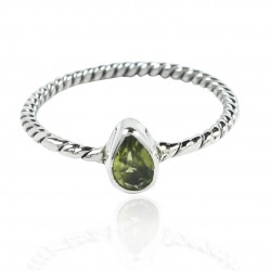 Peridot Ring Solid 925 Sterling Silver Ring Handmade Boho Ring Wholesale Silver Ring Jewelry