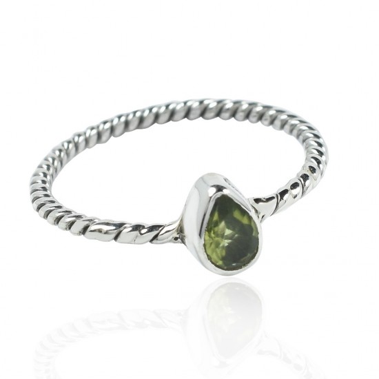 Peridot Ring Solid 925 Sterling Silver Ring Handmade Boho Ring Wholesale Silver Ring Jewelry