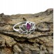 Pink Tourmaline Gemstone Ring 925 Sterling Silver Handmade Boho Ring Birthstone Ring Jewellery