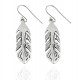 Plain 925 Sterling Silver Earring Handmade Drop Dangle Earring Leaf Shape Ear wire Earring Women Jewelry