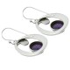 Purple Amethyst Gemstone Earring Solid 925 Sterling Silver Earring Handmade Silver Jewelry Gift For Her