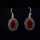 Red Onyx Gemstone Drop Dangle Earrings 925 Sterling Silver Handmade Oxidized Silver Earrings Jewellery 