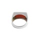 Red Onyx Gemstone Ring 925 Sterling Silver Ring Indian Artisan Handcrafted Ring Jewellery