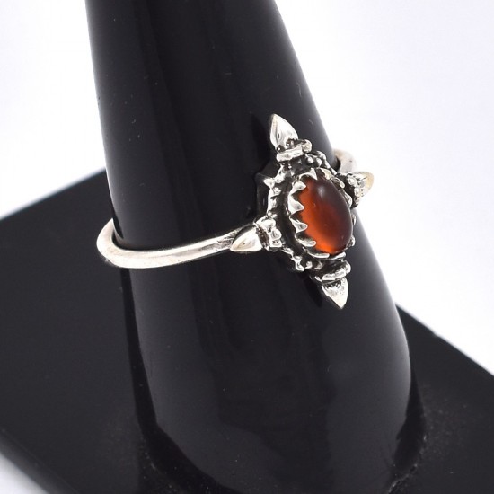 Red Onyx Ring Boho Ring 925 Sterling Silver Handmade Silver Ring Oxidized Silver Ring Jewellery
