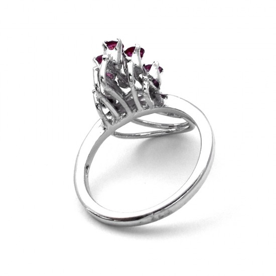 Ruby Gemstone Ring Handmade 925 Sterling Silver Rings Birthstone Rings Boho Bohemian Rings Jewelry