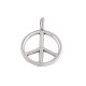 Solid 925 Sterling Plain Silver Pendants Round Shape Handmade Manufacture Silver Jewelry