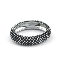 Solid 925 Sterling Silver Band Ring Handmade Silver Boho Ring Oxidized Silver Ring Jewelry