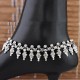 Authentic Attractive Handmade Plain Silver 925 Sterling Silver Anklet