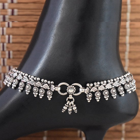 Heavy !! Plain Silver 925 Sterling Silver Anklet