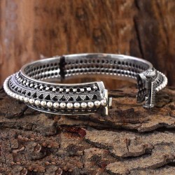 New!! Statement Plain 925 Sterling Silver Bracelet