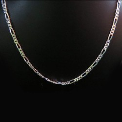 Sterling Figaro Chain !! Plain Silver 925 Sterling Silver Chain