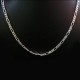 Sterling Figaro Chain !! Plain Silver 925 Sterling Silver Chain