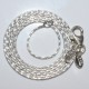 Natural Quality White Plain Silver 925 Sterling Silver Chain